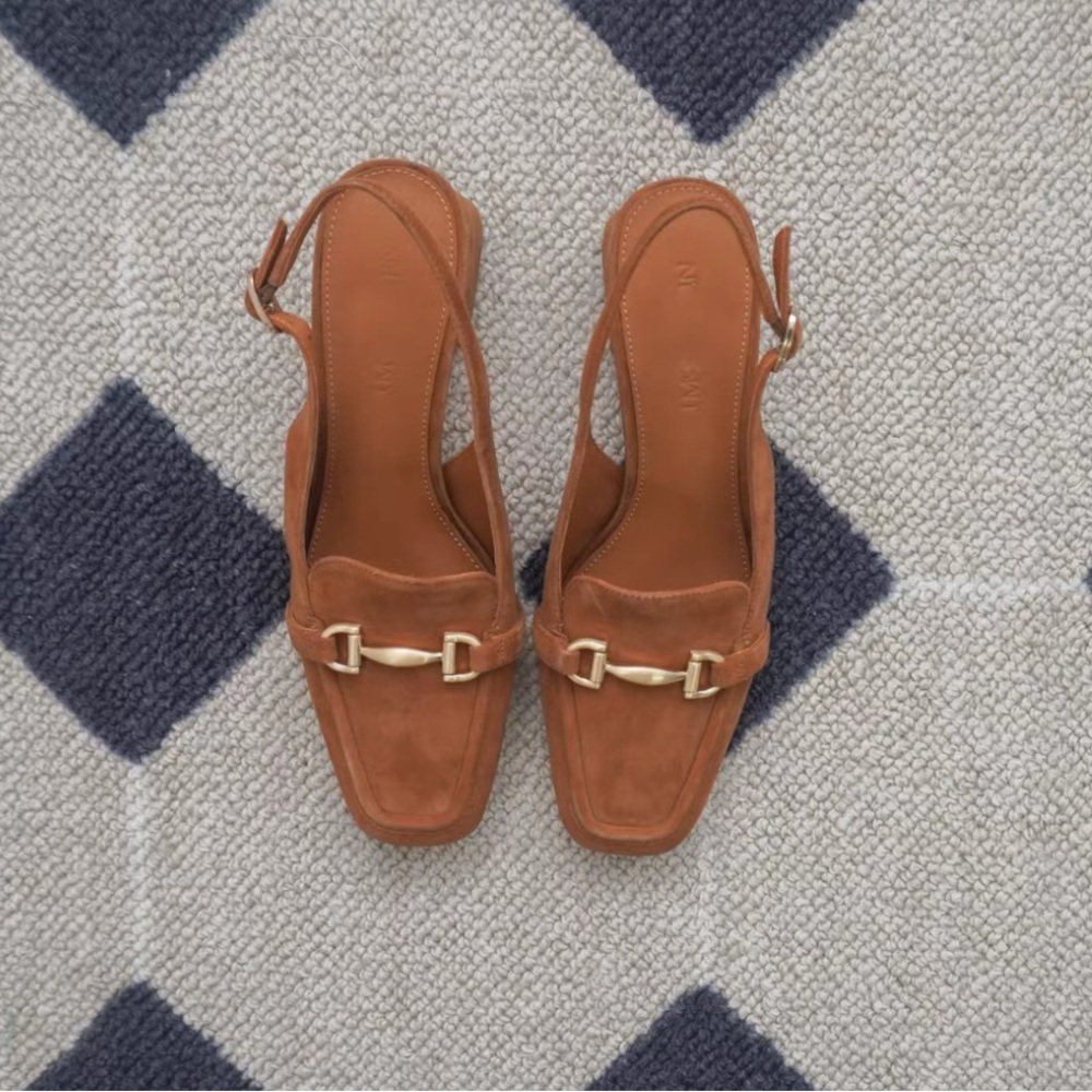 J.McLaughlin suede heels size 6